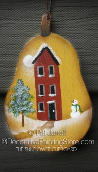Golden Pear Ornament - Pat Jarrett - PDF Download